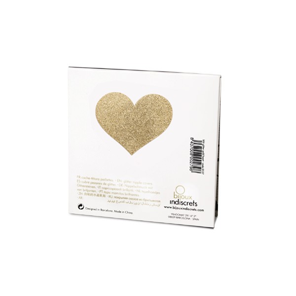 Flash - Cache-tétons Coeur - Or – Image 7