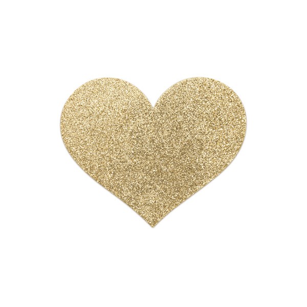 Flash - Cache-tétons Coeur - Or – Image 11