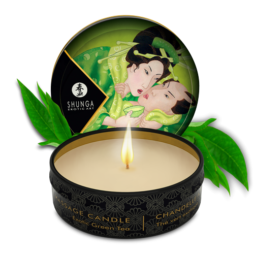 Mini bougie de massage - Zenitude Thé vert exotique