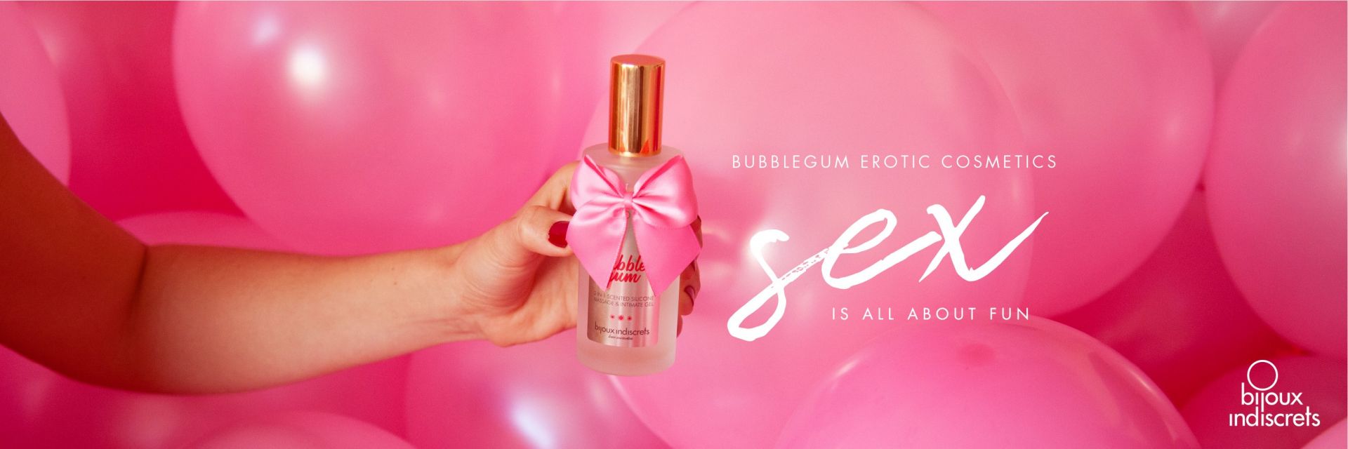 Gel 2 en 1 Intime et massage silicone - Bubble gum - 100 ml – Image 3