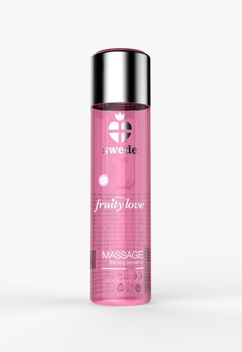 Huile de massage - Vin pétillant à la Fraise - 120 ml