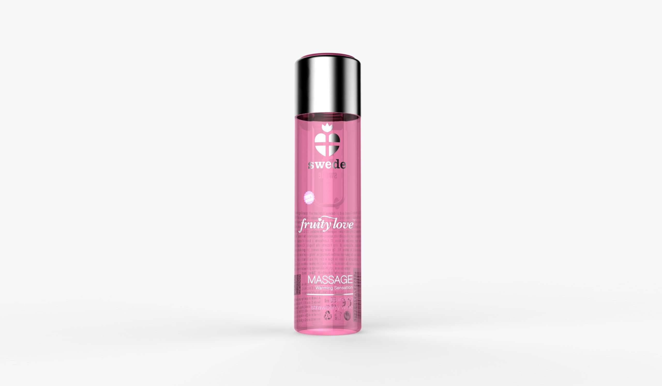 Huile de massage - Vin pétillant à la Fraise - 120 ml – Image 2