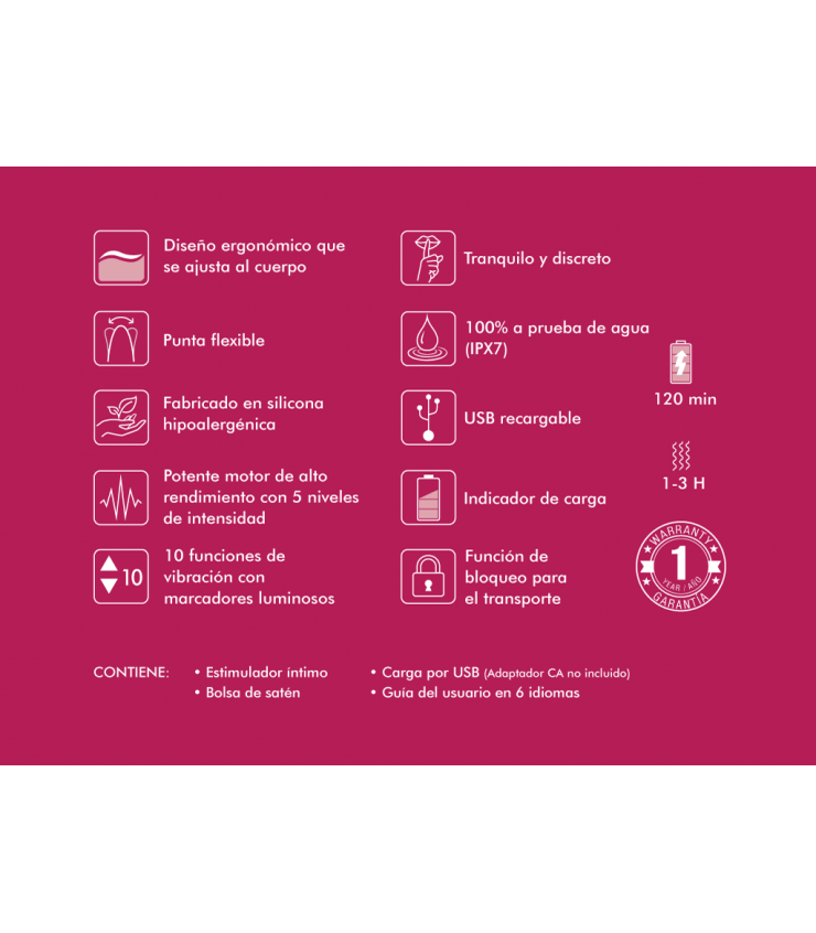 OBI stimulateur intime - Rose – Image 7