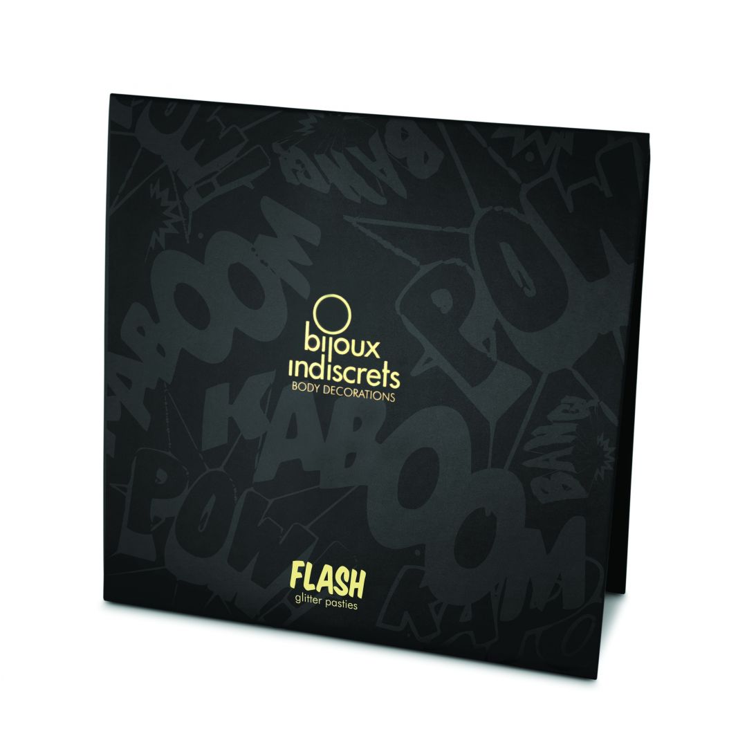 Flash - Cache-tétons Coeur - Or – Image 4