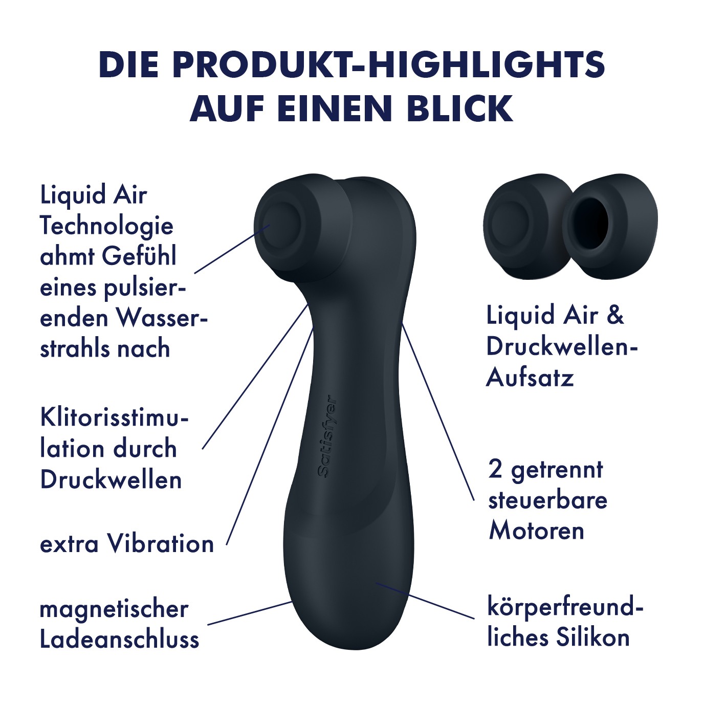 Pro 2 Génération 3 Air pulse - Noir Satisfyer – Image 3