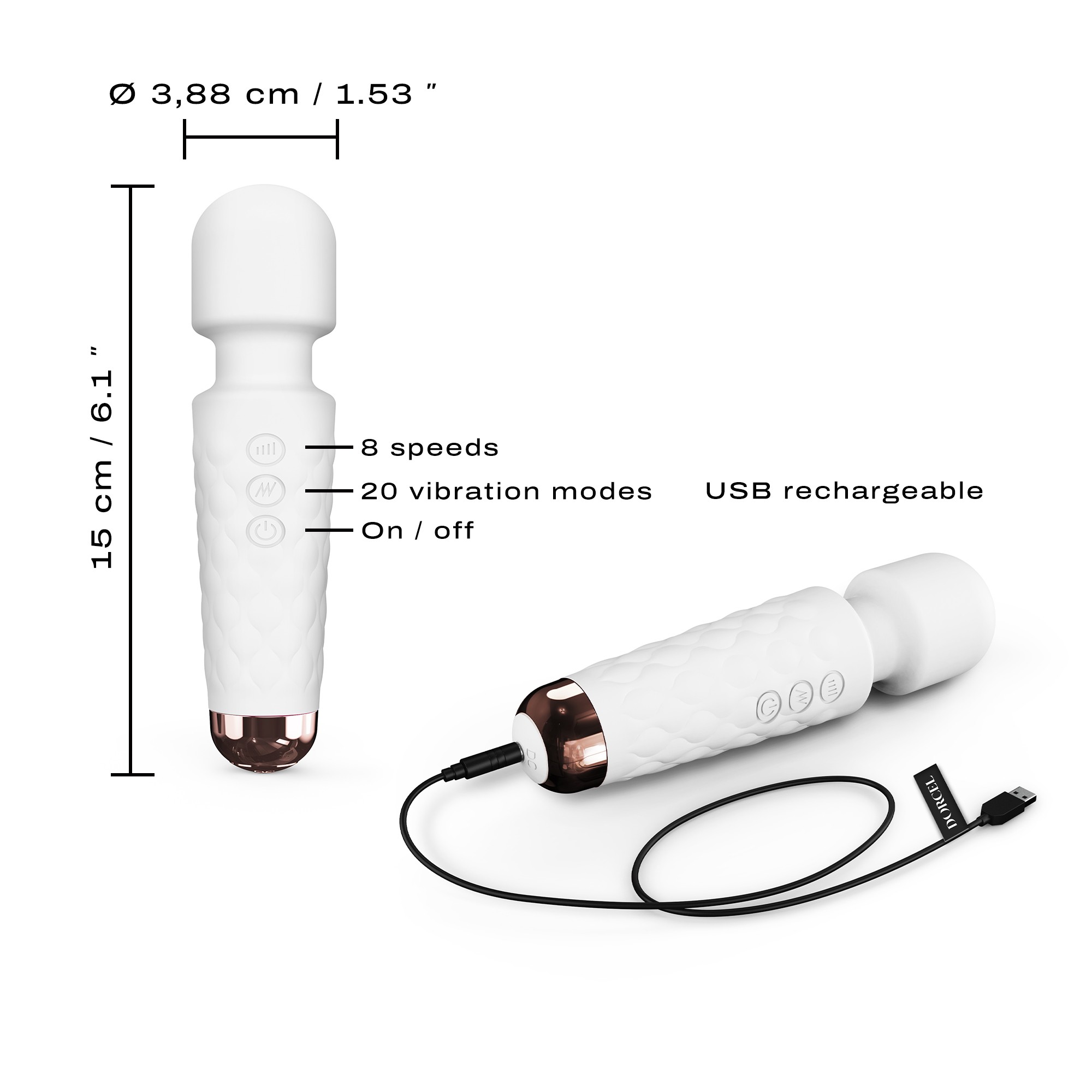 MINI WANDERFUL DORCEL OR et BLANC – Image 5
