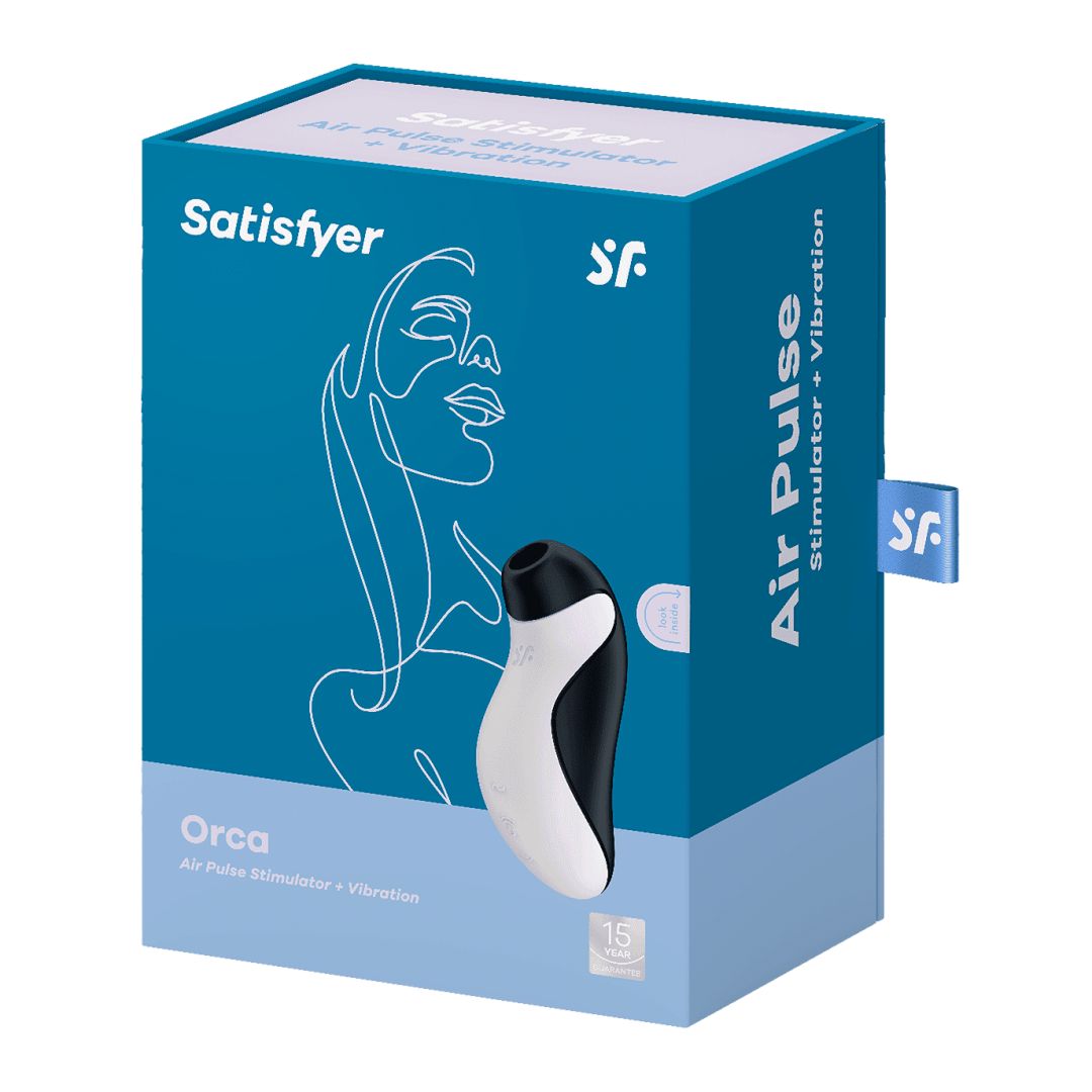 Orca stimulateur clitoridien et vibromasseur - Noir Satisfyer – Image 5