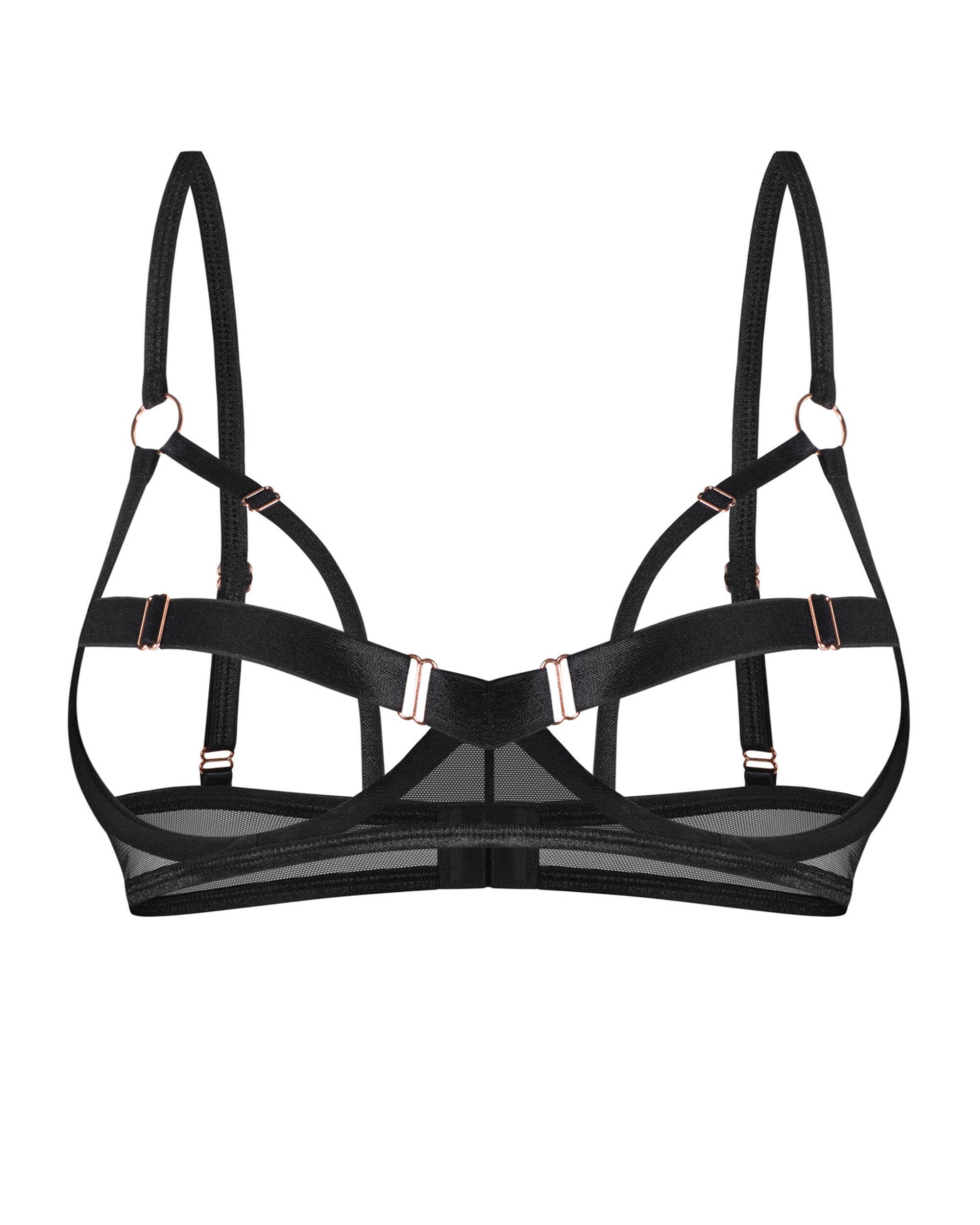 Euridia soutien-gorge ouvert - Noir