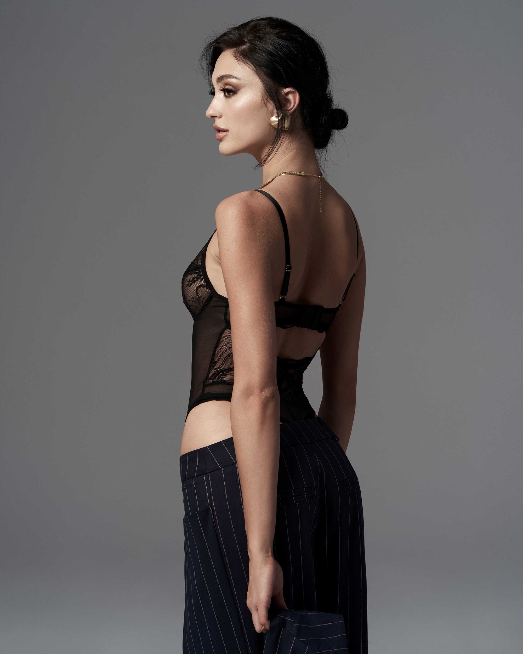 Perisia body ouvert - Noir – Image 3