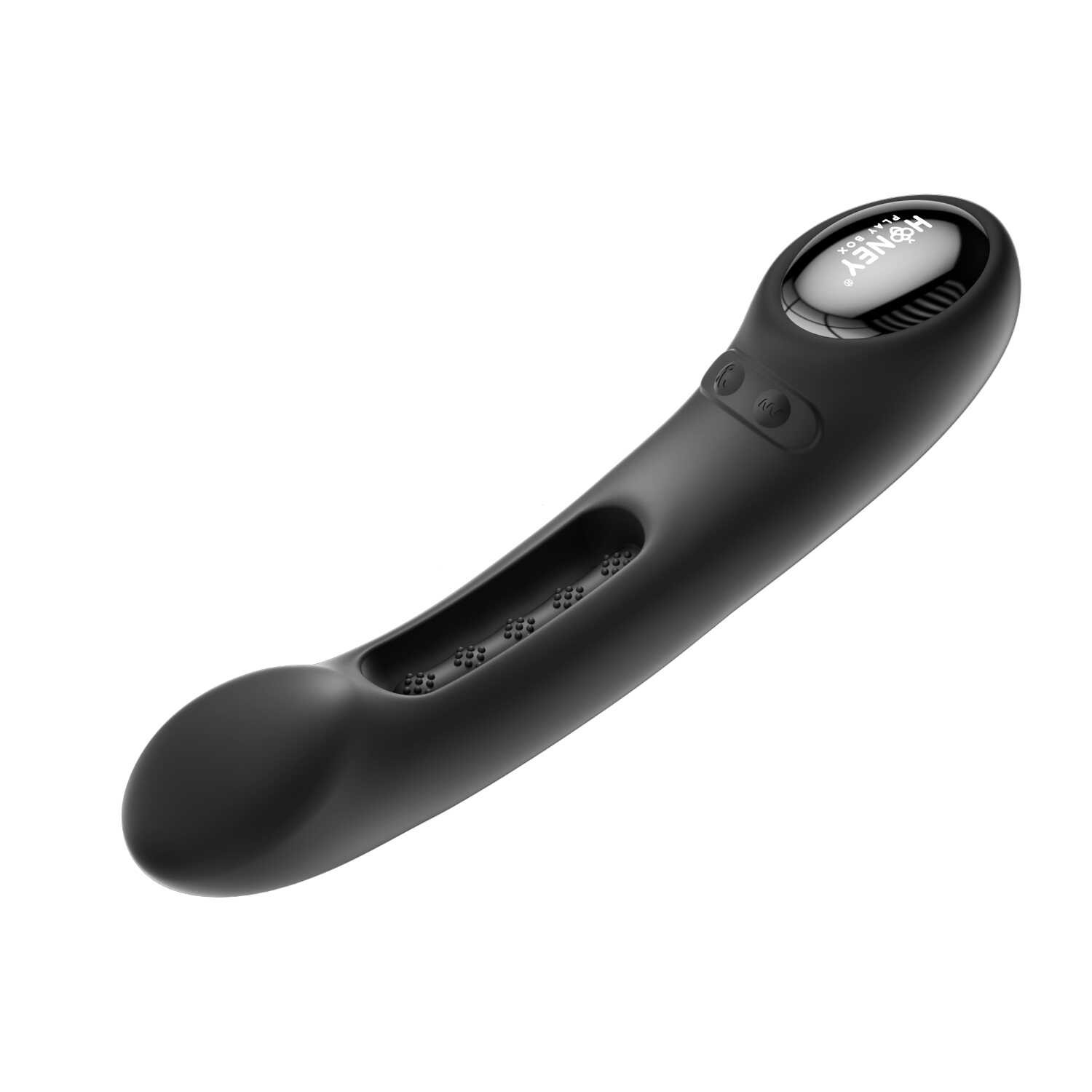 Tempo vibromasseur G-spot avec capteurs de pression et application Noir – Image 3