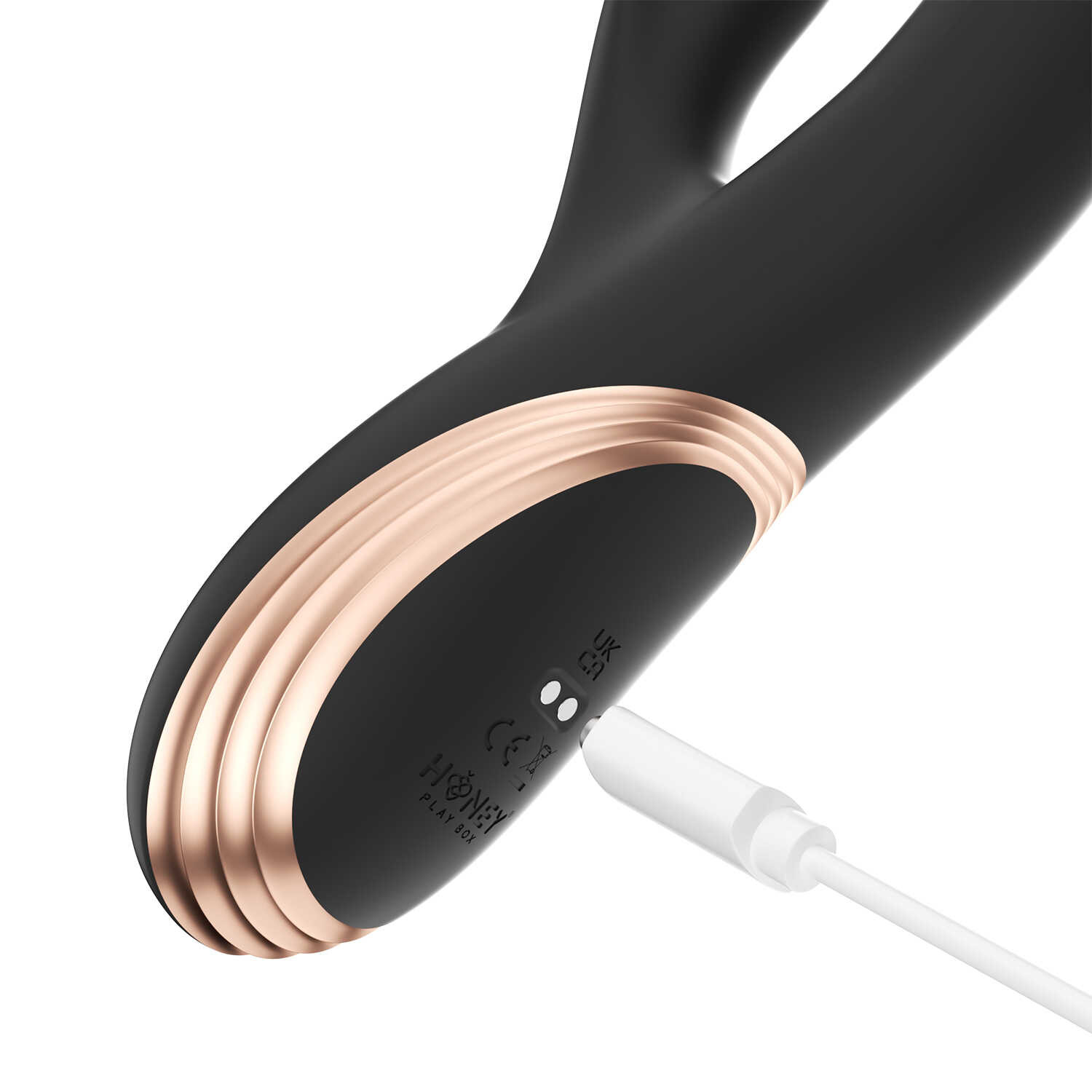 Gem vibromasseur rabbit avec capteurs de pression et application Noir – Image 5