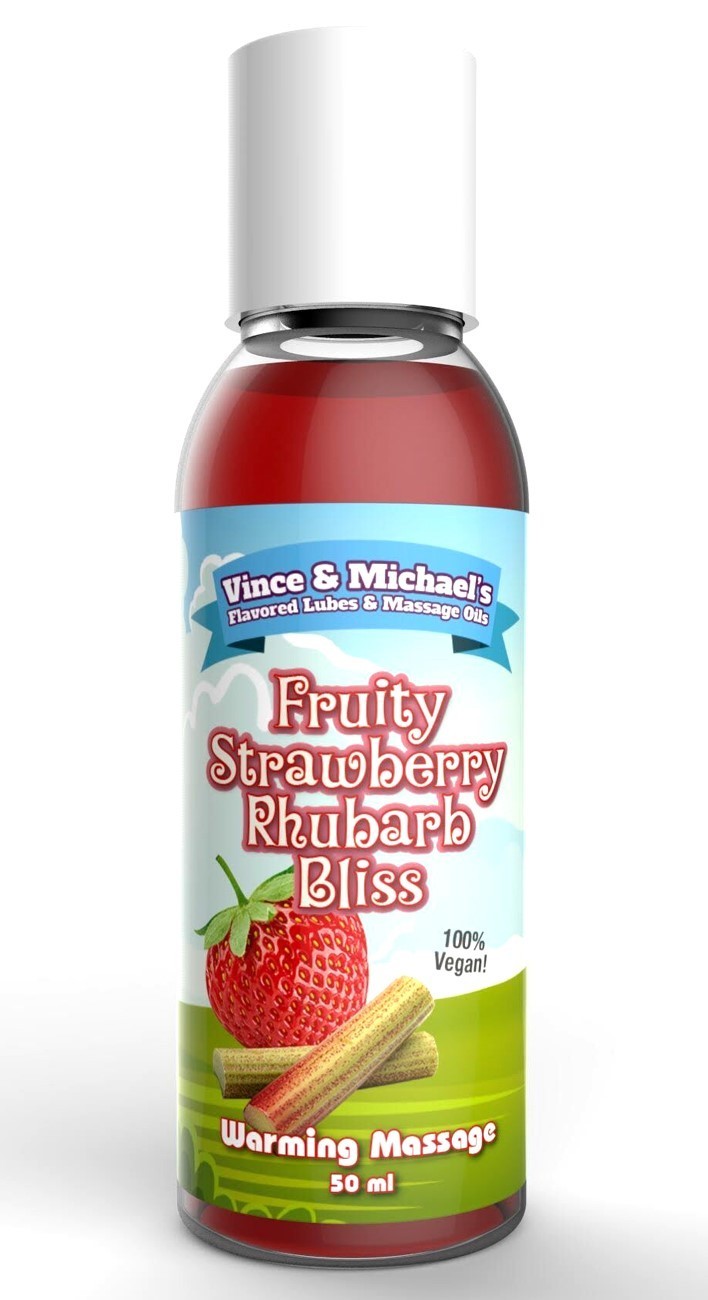 Huile chauffante V et M Fraise Rhubarbe - 50 ml