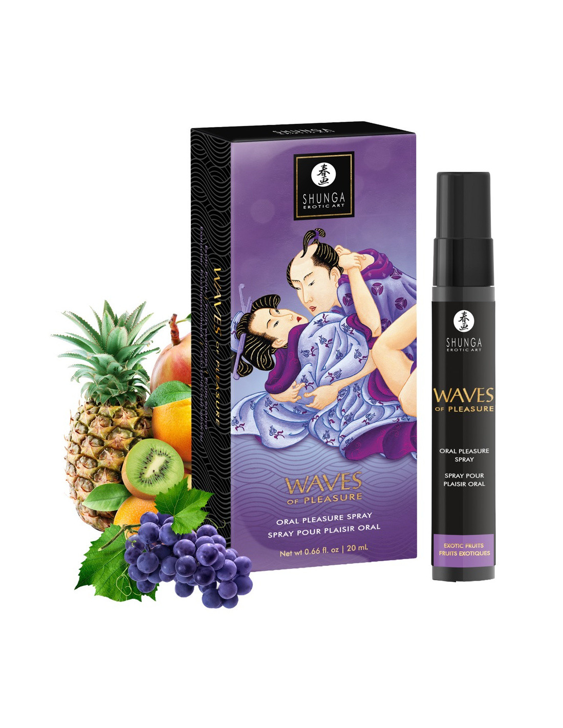 Waves of pleasure - Spray pour plaisir oral - Fruits exotiques