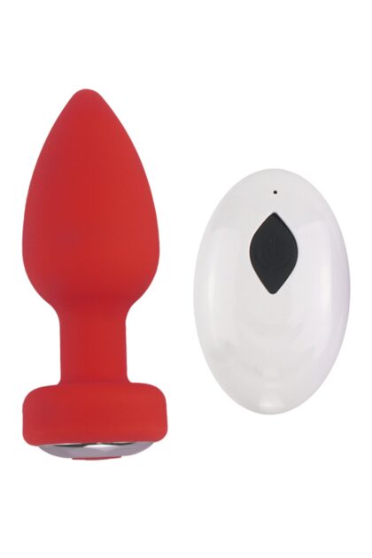 Plug Anal Vibrant Télécommandé SHAKY Rouge