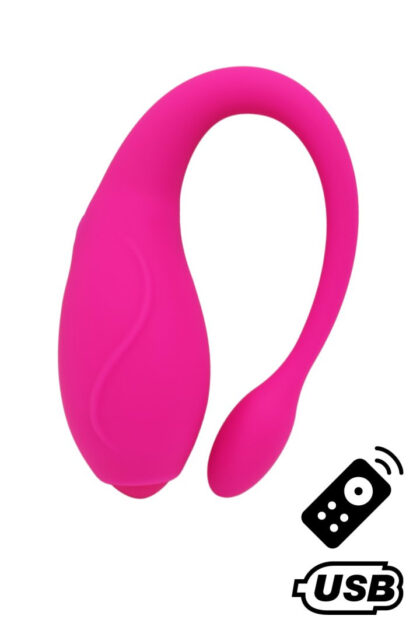 TANDEM Rose, stimulateur pour couple USB avec télécommande en silicone médical