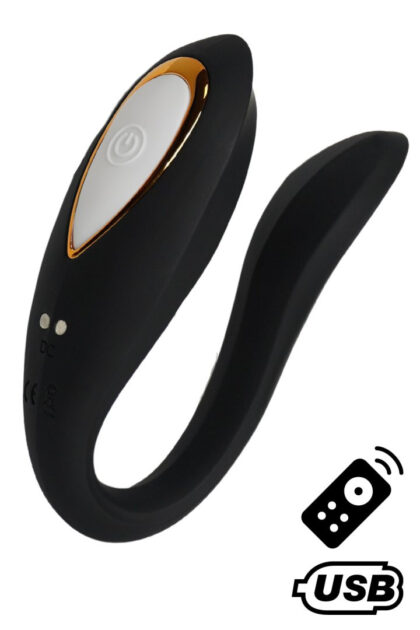 OSMOSE, stimulateur pour couple USB, à double tête, avec télécommande, en silicone médical