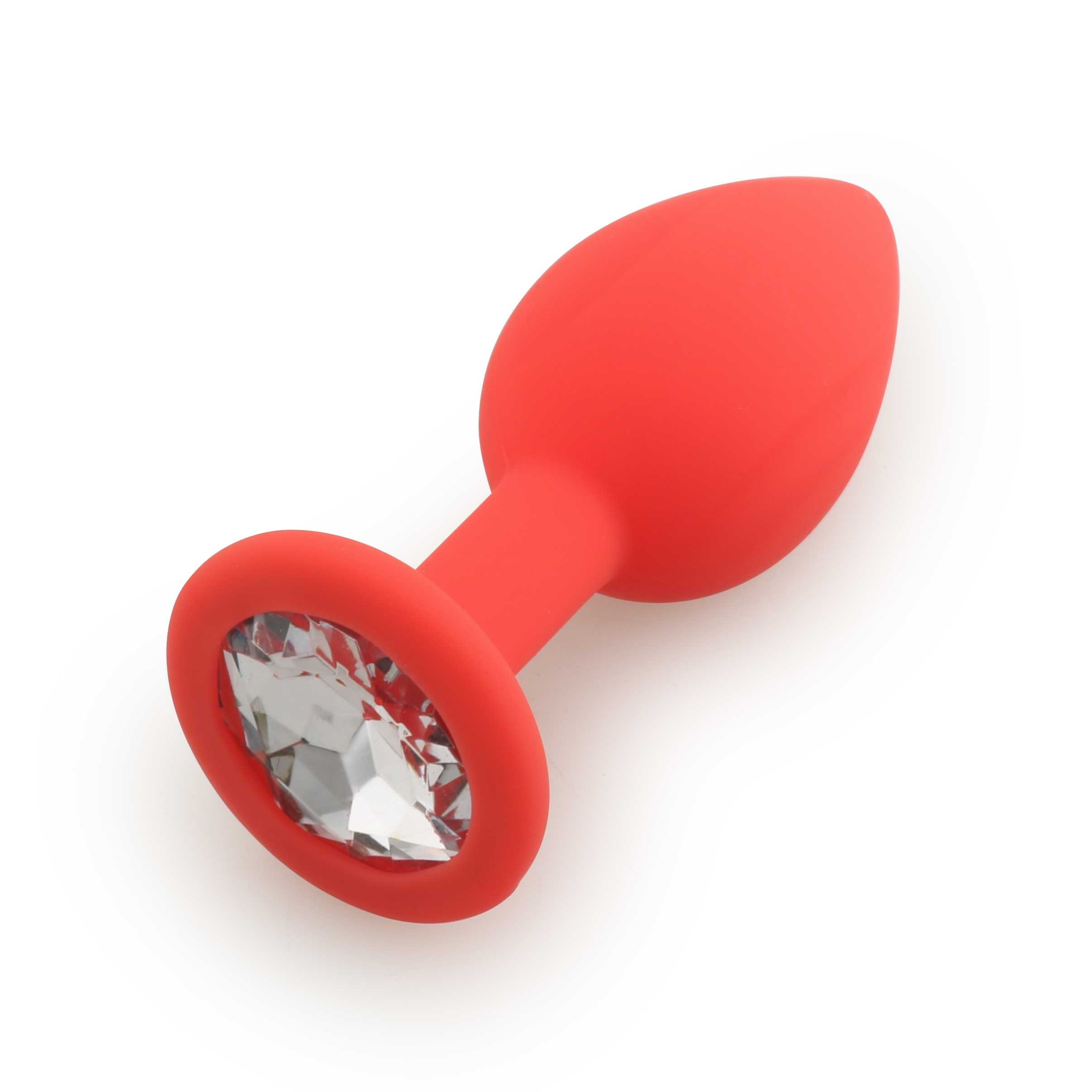Plug rouge bijou cristal Medium CHERRY – Image 3