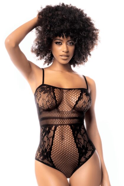 Body résille noire