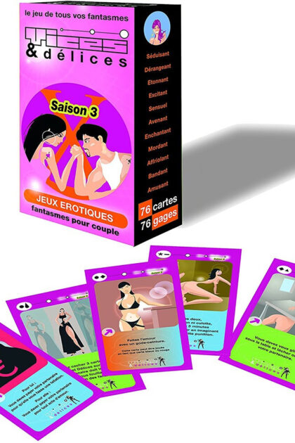 Jeu de cartes Vices et Delices 3 - Saison 3